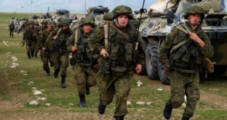 Sülhməramlılar Qarabağda hərbi təlim keçirdi - VİDEO