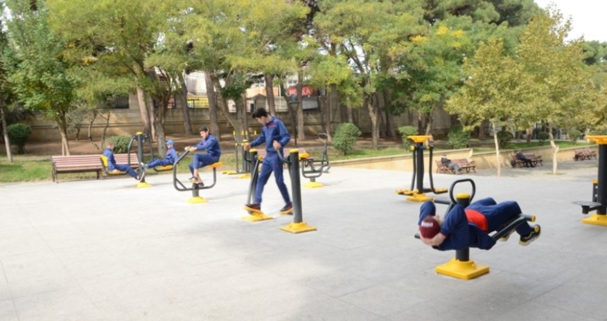 Biləcəri qəsəbəsindəki park əsaslı təmir olunub