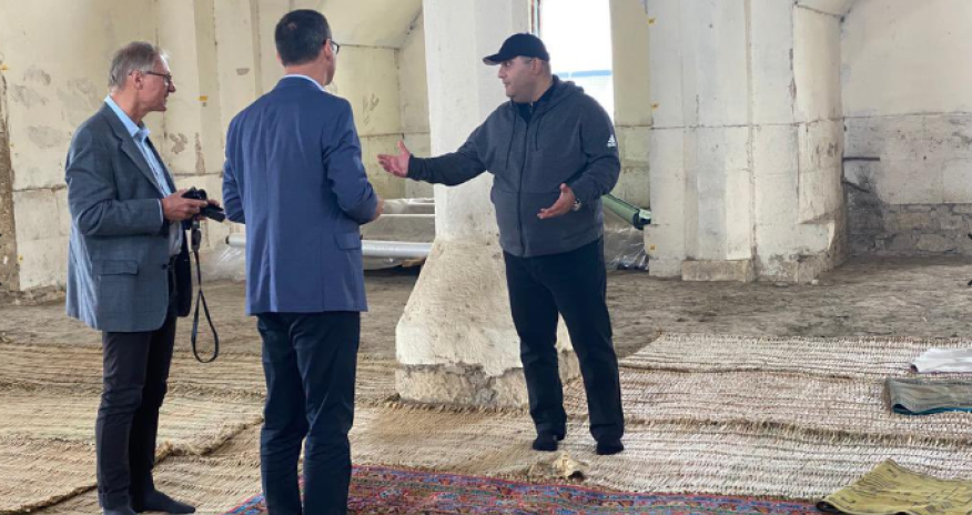 Almaniya səfiri Ağdam məscidində