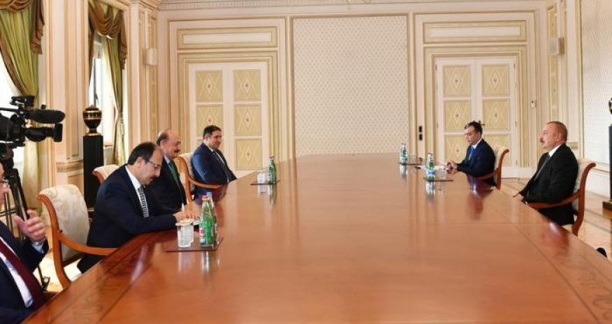 İlham Əliyev Vedat Bilgini qəbul edib