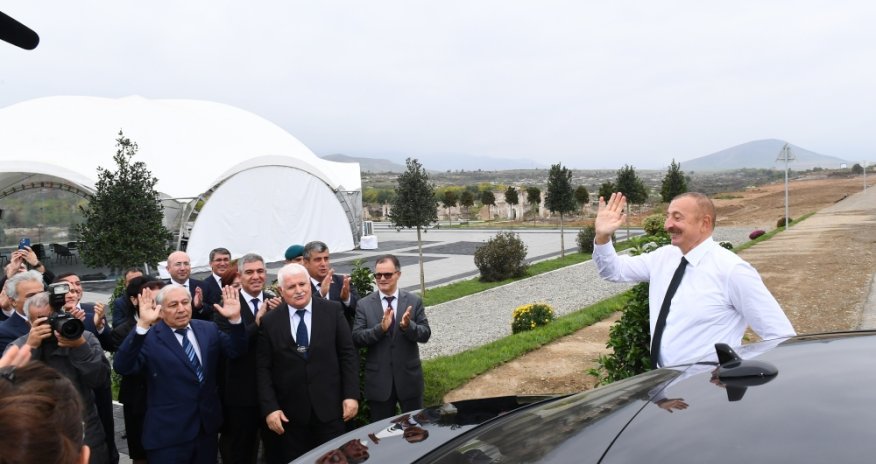 Prezidentlə xanımının Füzuli səfərindən - Fotolar