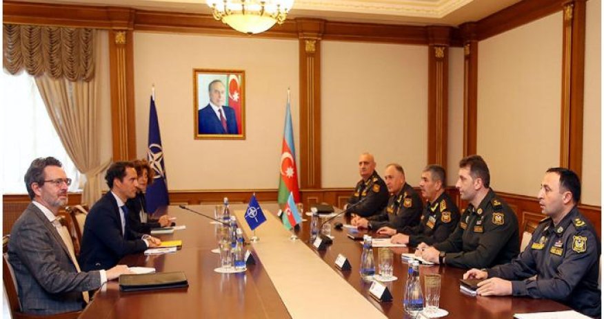 Zakir Həsənov NATO-nun Qafqaz və Mərkəzi Asiya üzrə nümayəndəsi ilə görüşüb