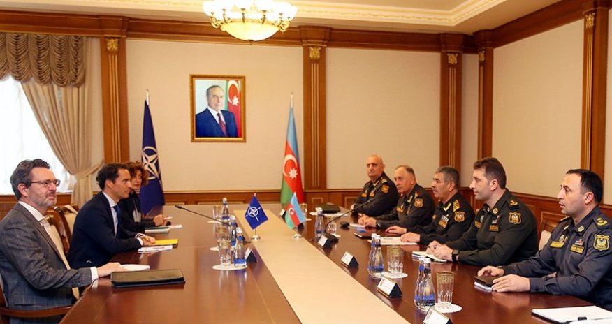 Azerbaijan's Defense Ministry meets with NATO Special Rep