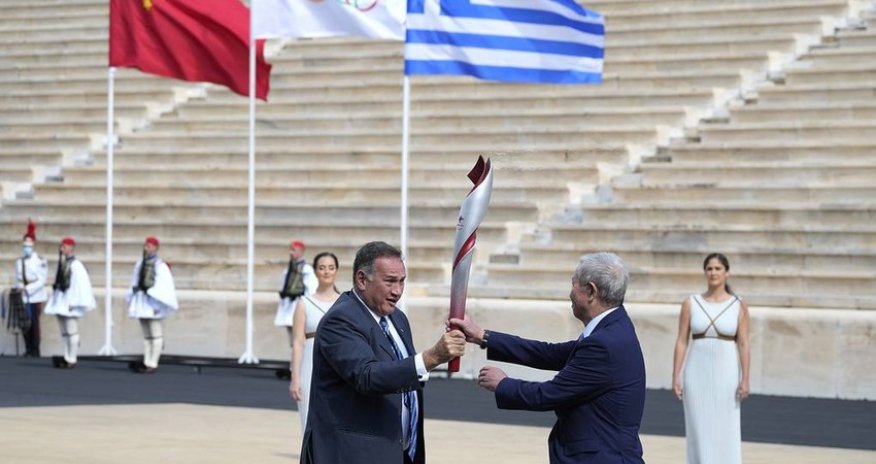 Greece lights flame for 2022 Winter Olympics