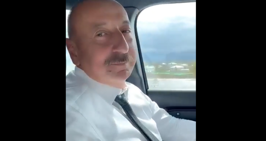 Mehriban Əliyeva İlham Əliyevlə maraqlı görüntüsünü paylaşdı - Video