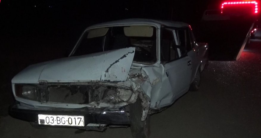 Yevlaxda ağır qəza, yaralılar var - Fotolar