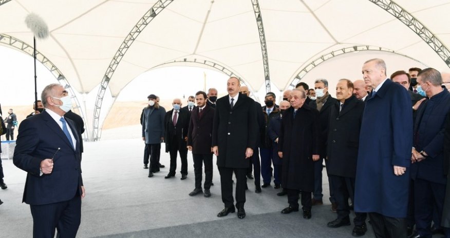 Azerbaijani and Turkish leaders review construction progress on Ahmadbayli-Fuzuli-Shusha highway