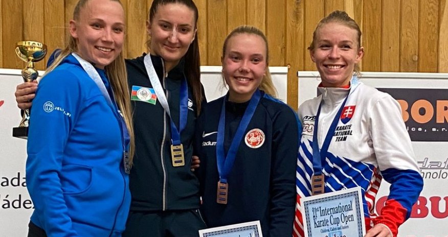 Azerbaijani Olympic medalist wins two gold awards in Czech Republic