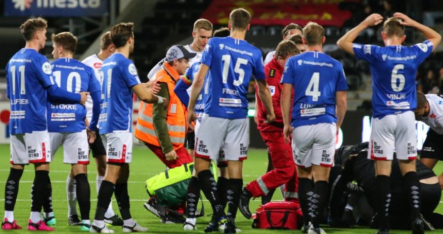 Icelandic footballer collapses from cardiac arrest during match