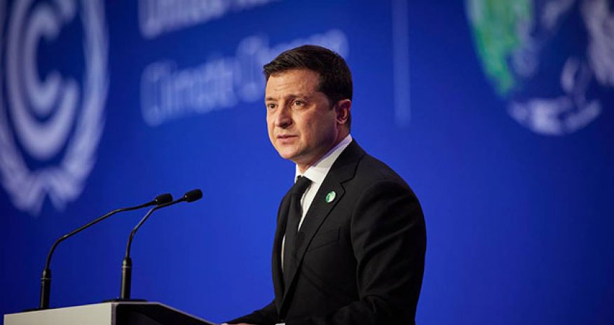 Zelenski iqlim sammitində danışmadı - Video