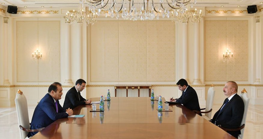 Prezident Bağdad Amreyevi qəbul etdi - Fotolar - YENİLƏNİB