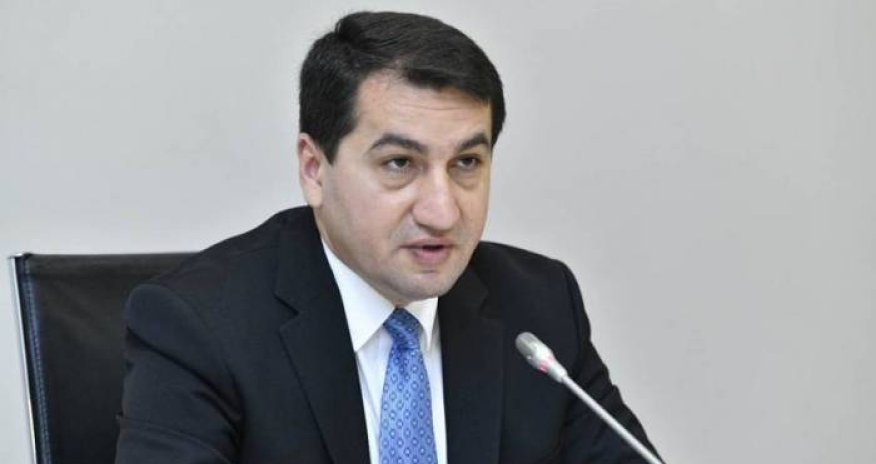 Hikmat Hajiyev appeals to international community regarding Armenia