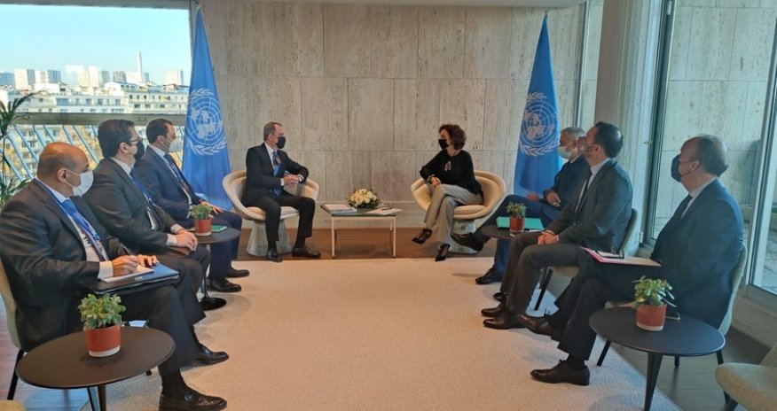 Azerbaijani FM meets UNESCO Director-General