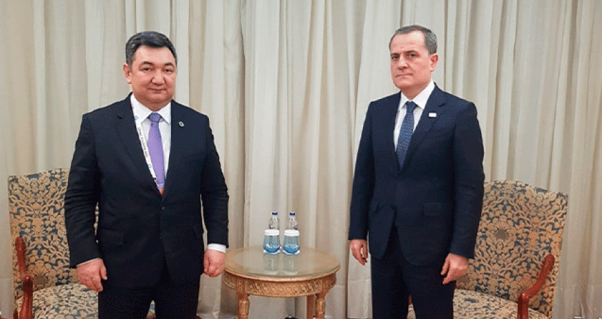 Ceyhun Bayramov Darxan Kıdırəli ilə görüşdü - Foto