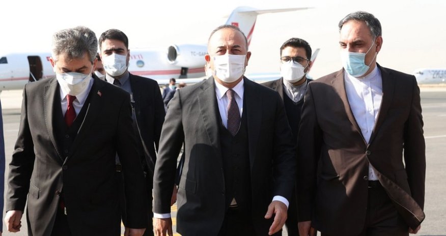 Turkish FM arrives in Iran