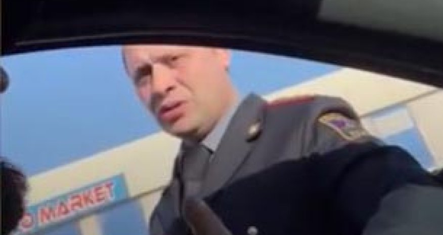 “Yol polisi onu çəkdiyim üçün məni döydü” - VİDEO