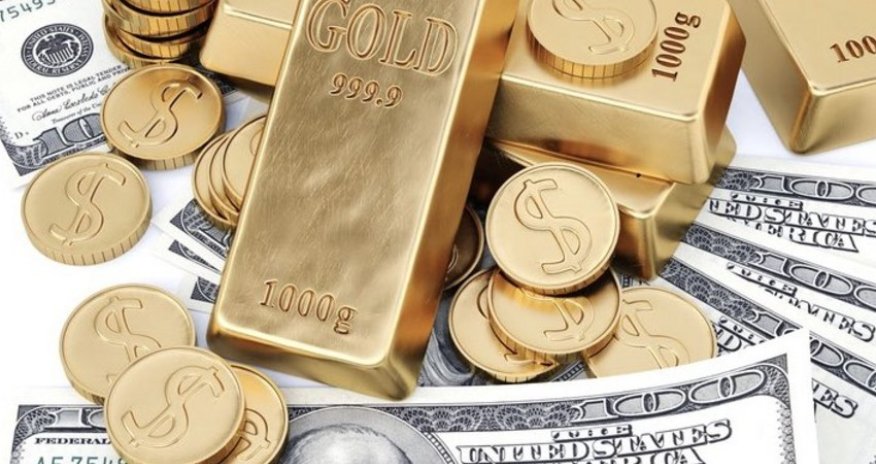 Gold falling in price amid dollar’s strengthening