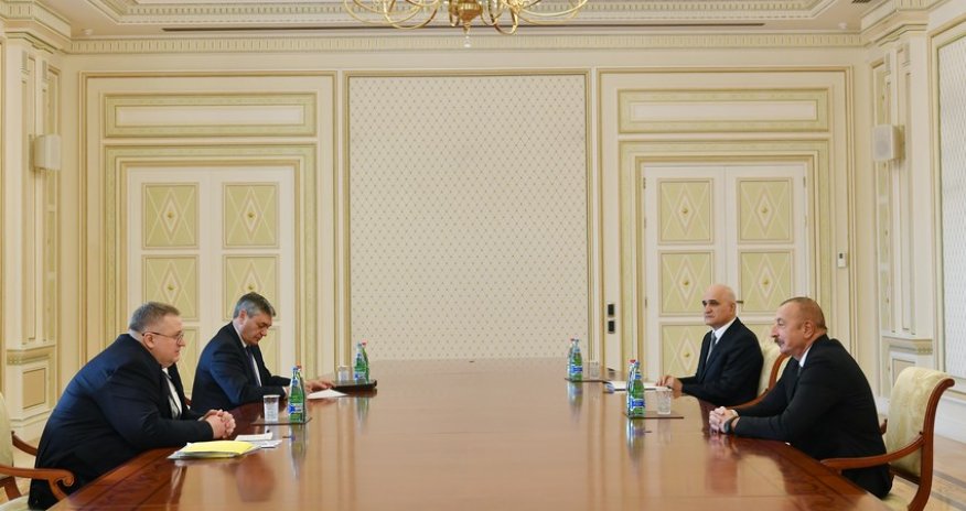 President Ilham Aliyev receives Russian deputy PM