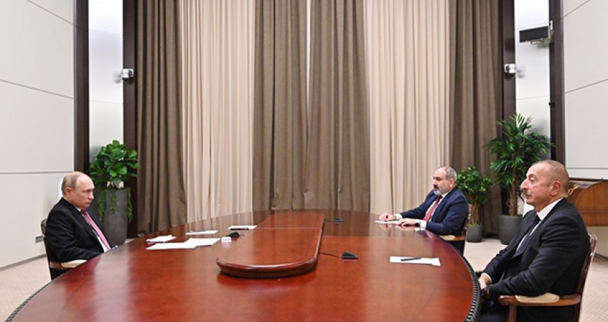 Liderlər mətbuata bəyanatla çıxış ediblər - Video