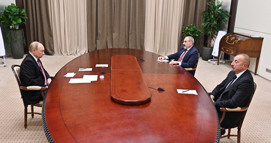 Liderlər Soçidə bəyanat imzaladılar - Foto