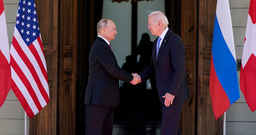 Putinlə Baydenin görüşü başladı