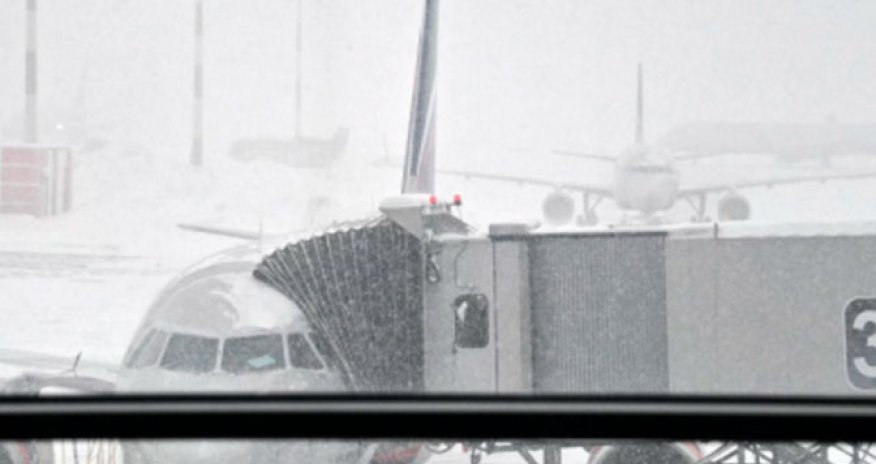 Moskva aeroportlarında 50-dən çox reys təxirə salındı