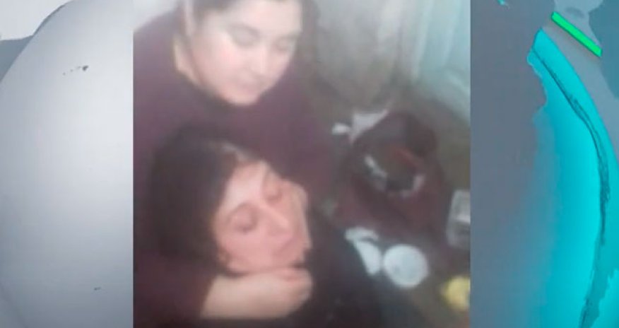 Məktəb rəhbəri bufetçini döyüb - VİDEO