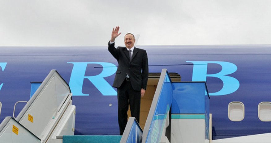 İlham Əliyev Brüsselə getdi