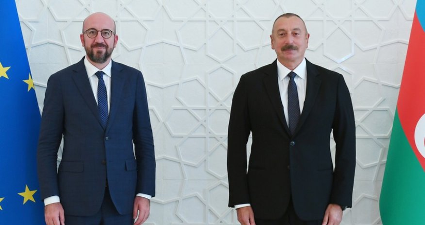 İlham Əliyev ilə Avropa İttifaqı Şurasının Prezidenti arasında görüş olub