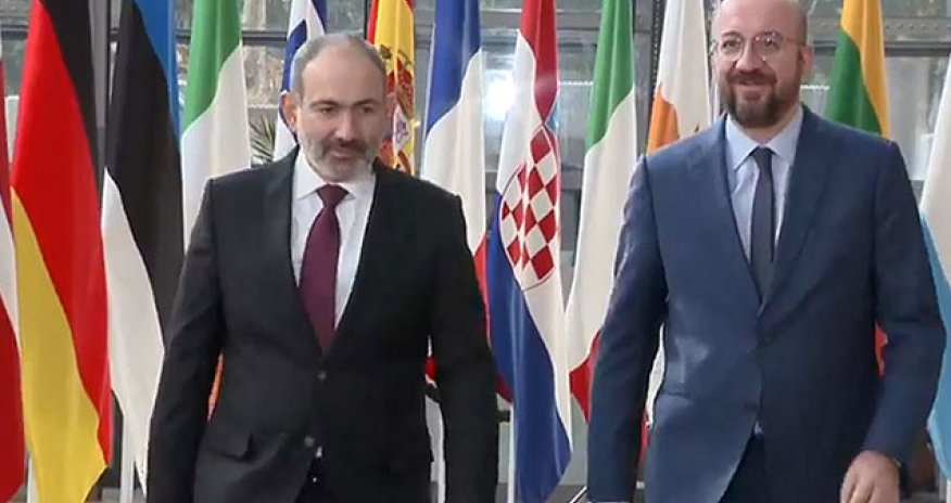 Şarl Mişel Nikol Paşinyanla görüşdü