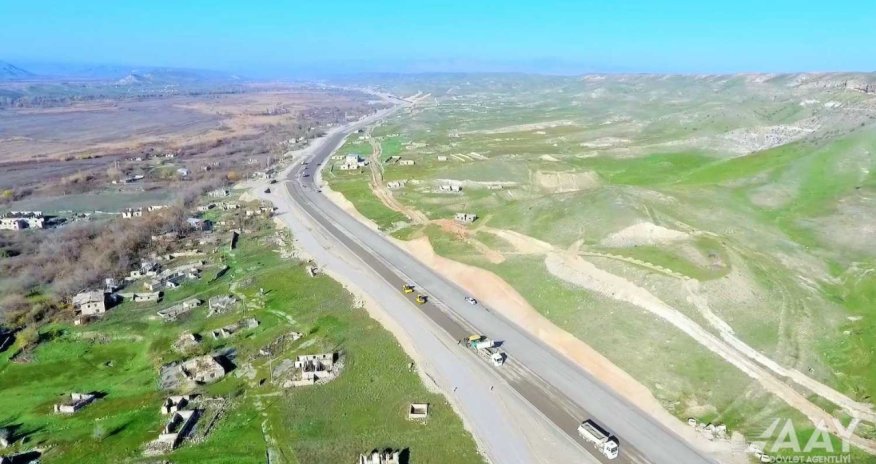 Xudafərin-Qubadlı-Laçın avtomobil yolundan son - Fotolar