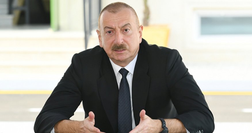 Prezident Ermənistan sərhədinə qədər dəmiryolunun hazır olacağı vaxtı açıqladı