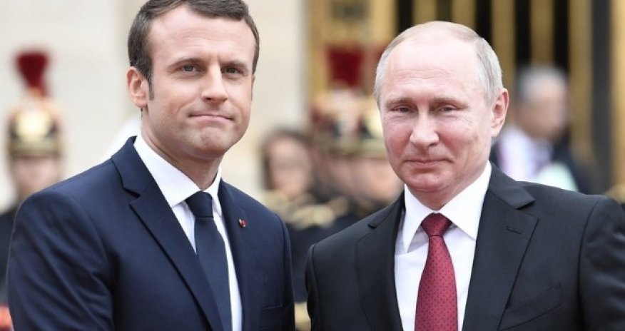 Putinlə Makron Qarabağı müzakirə etdilər