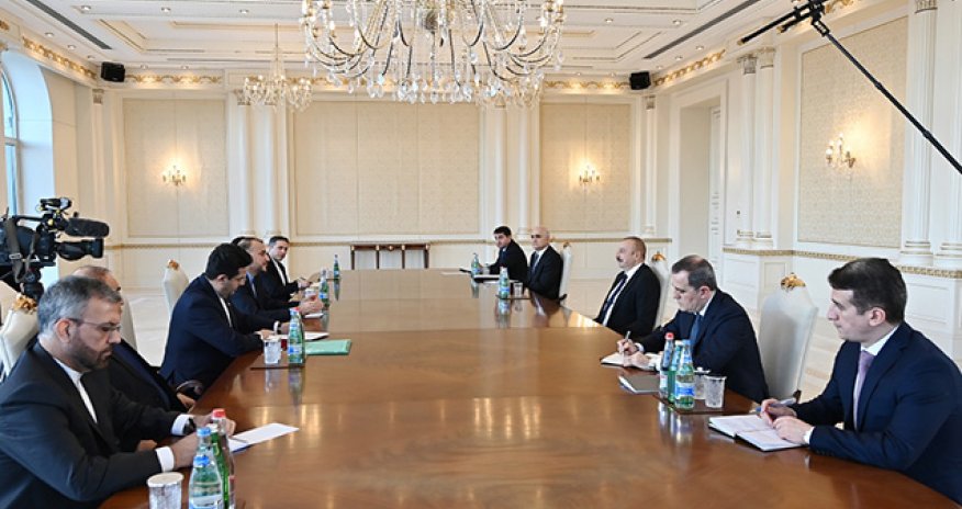 İlham Əliyev Abdullahianı qəbul etdi