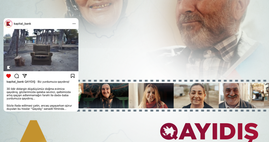 Фильм Kapital Bank «Qayıdış» («Возвращение») удостоился международной премии
