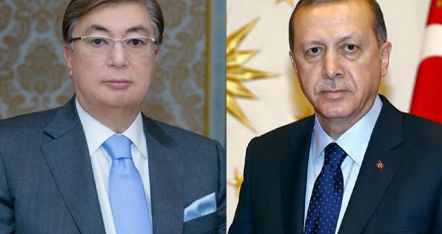 Ərdoğan Tokayevlə Qazaxıstandakı vəziyyəti müzakirə etdi