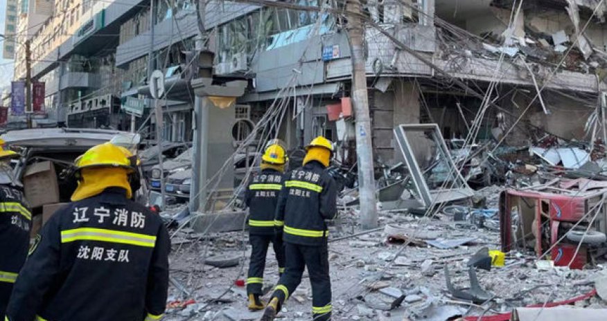 Çinin mərkəzində partlayış: İnsanlar dağıntılar altında qaldı