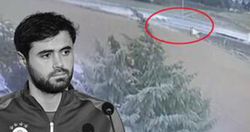 Türkiyə millisinin futbolçusunun öldüyü qəzanın görüntüləri - Video