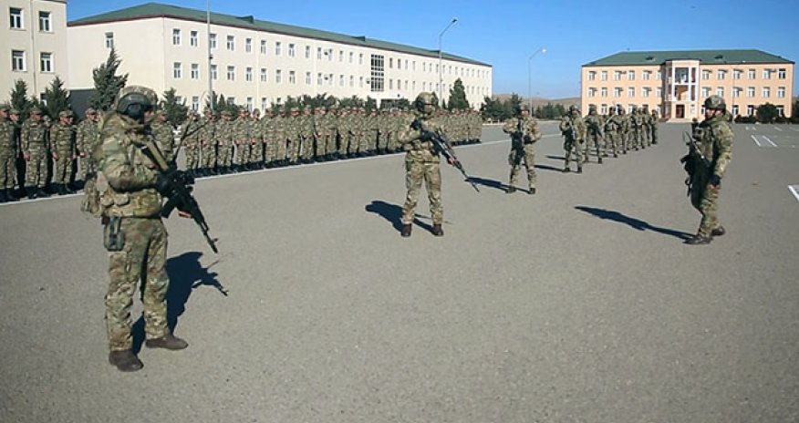 Hərbi vəzifəlilərin təlim toplanışından - Video