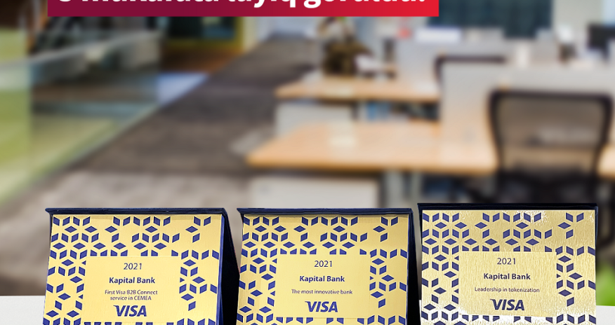 Kapital Bank получил 3 награды от Visa
