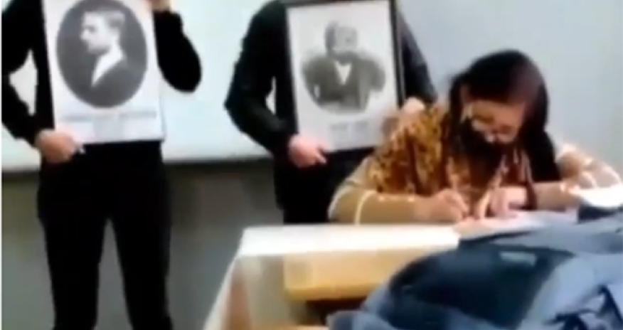 O görüntülərdəki müəllimə niyə töhmət verilib? - Rəsmi açıqlama