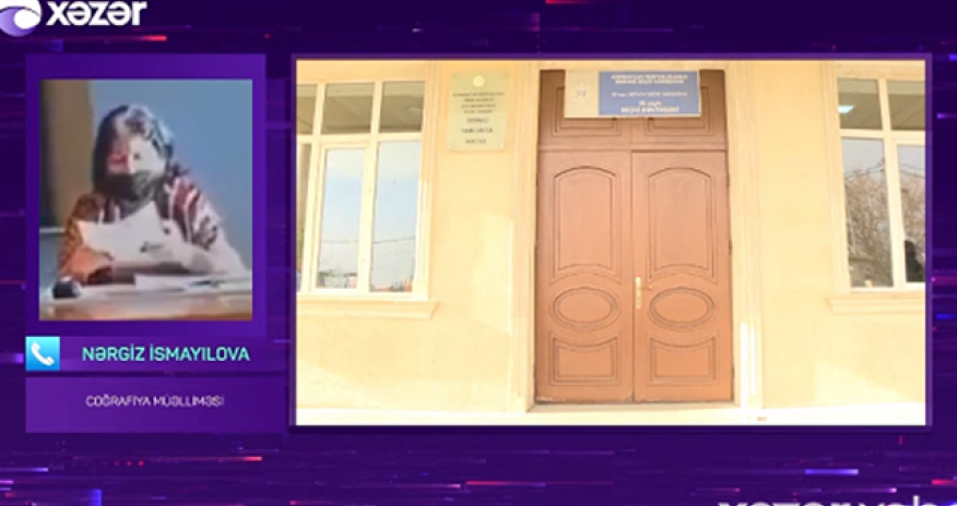 Görüntülərə görə töhmət verilən müəllim danışdı