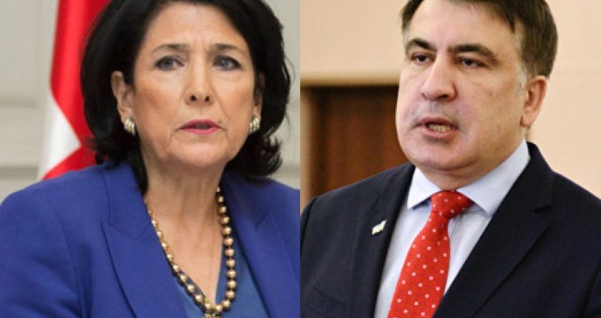 Zurabişvili Saakaşvilinin azadlığa çıxmağını istəmir