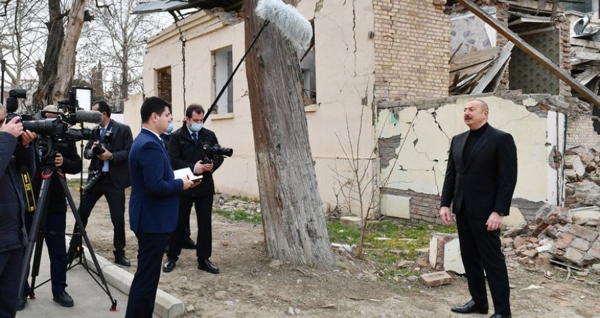 President Ilham Aliyev gives interview to AZERTAC