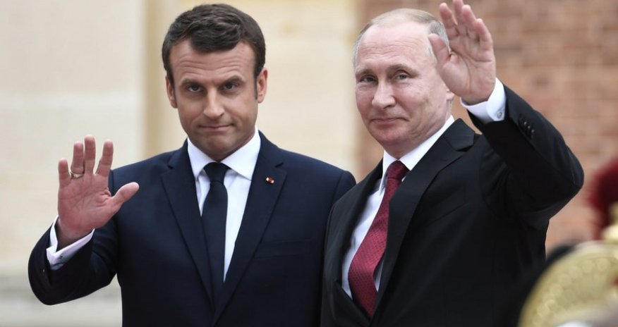 Bu gün Putin və Makron görüşəcək