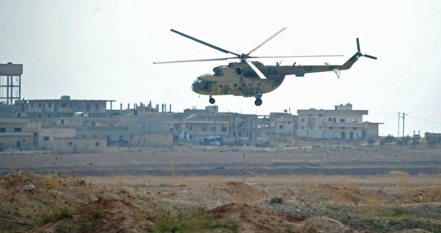 Suriyada hərbi helikopter qəzaya uğrayıb, 2 nəfər ölüb