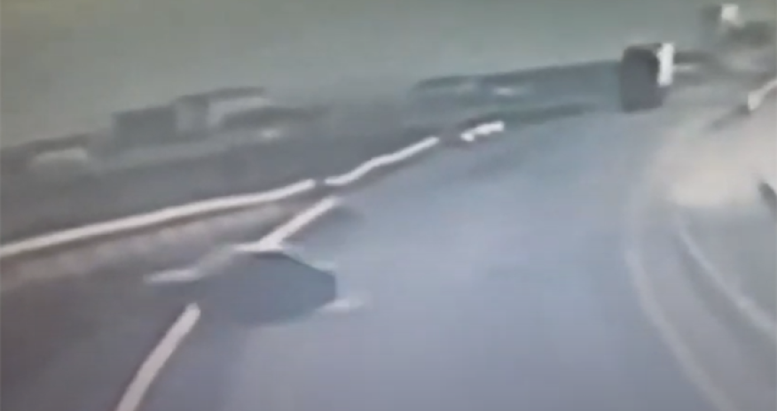 Bir ailənin həlak olduğu qəzanın görüntüləri - Video