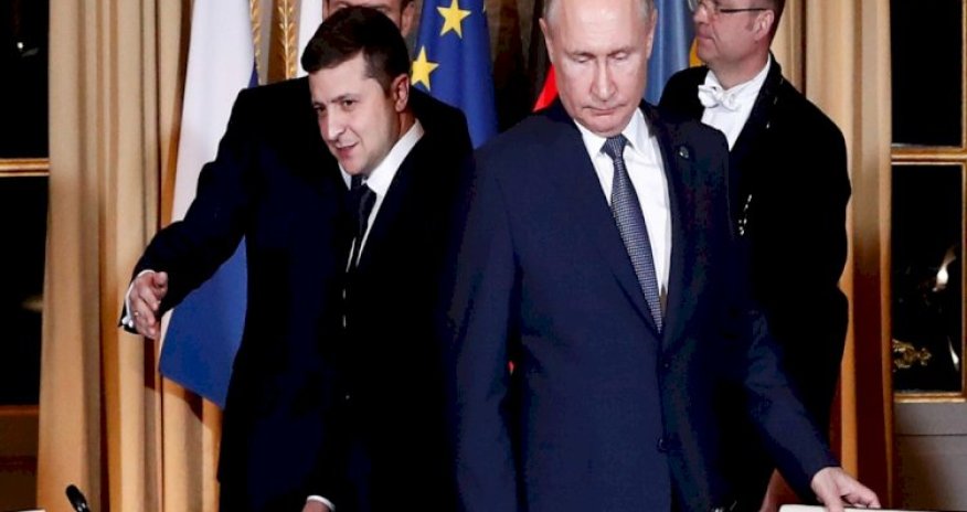 Makron Putin və Zelenski ilə danışıqlar apardı