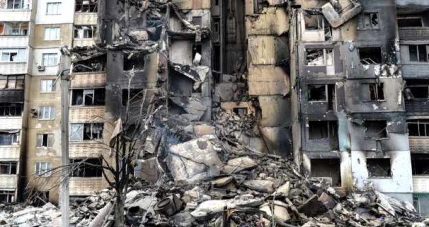 Rusiya hərbçiləri Xarkovu  dağıdıb - FOTOLAR