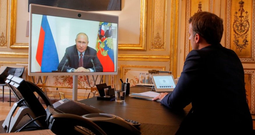 Putin, Makron və Şolts Rusiyanın Ukrayna ilə bağlı tələblərini müzakirə edib